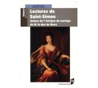 LECTURES DE SAINT SIMON