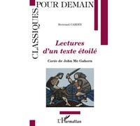 Lectures d'un texte étoilé Corée de John Mc Gahern - Bertrand Cardin - L'harmattan - broché - Essai