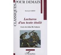 Lectures d'un texte étoilé Corée de John Mc Gahern - Bertrand Cardin - L'harmattan - broché - Essai