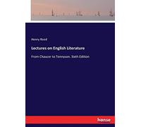 Lectures On English Literature