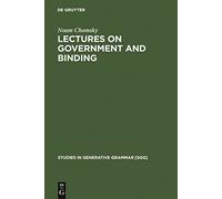 Lectures on Government and Binding – The Pisa Lectures – De Gruyter