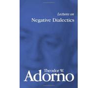 Lectures On Negative Dialectics