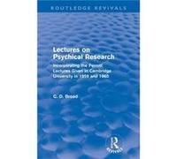 Lectures on Psychical Research Routledge Revivals by C. D. Broad Paperback Book Charlie Dunbar Broad (Auteur)