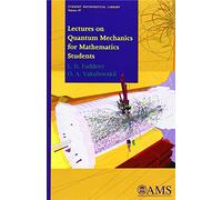Lectures on Quantum Mechanics for Mathematical Students