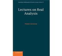 Lectures on Real Analysis - Finnur University of Adelaide Larusson - Cambridge University Press - Livre en Anglais - Hardback Finnur University of Adelaide LarussonFinnur University of Adelaide Laruss