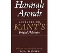 Lectures sur la philosophie politique de Kant. Arendt, Beiner New