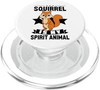 L'écureuil est Mon Animal Spirituel, Dessin animé Kawaii, écureuils drôles PopSockets PopGrip pour MagSafe