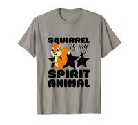 L'écureuil est Mon Animal Spirituel, Dessin animé Kawaii, écureuils drôles T-Shirt