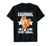 L'écureuil est Mon Animal Spirituel, Dessin animé Kawaii, écureuils drôles T-Shirt