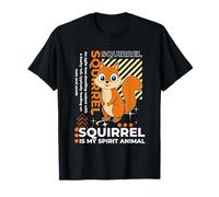 L'écureuil est Mon Animal Spirituel, Dessin animé Kawaii, écureuils drôles T-Shirt