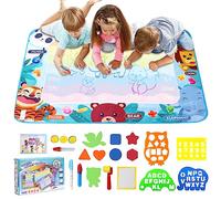LEcylankEr Tapis Dessin Eau Enfant 120 x 90cm (Animal) | Aqua Doodle Matte Aqua Tapis de Dessin Adapté Jeux pour Enfants 1 2 3 4 5 6 7 Ans