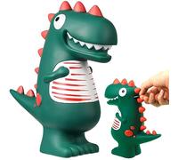 LEcylankEr Tirelire Enfant Dinosaure Tirelire Originale Vert T-Rex Dinosaure Tirelire Enfant Garcon, Décoration de Chambre, Cadeau pour Garçon ou Fille (Grand)