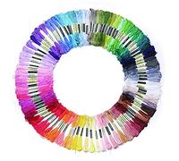 Leczany Fils à Broderie Kit pour Broderie Point de Croix Coudre des Outils Accessoires, 100 Couleurs