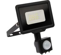 LED-2B Projecteur d'extérieur MHC 10W 800lm 230V, Lampe d'extérieur avec détecteur de mouvement Projecteur LED étanche Blanc froid, Super lumineux Eclairage extérieur à économie d'énergie