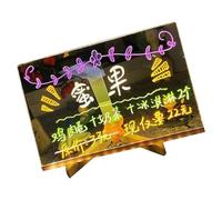 LED Acrylique Memoboard Bélier De Messages Brillant Illuminé Clear Acrylique Pour Drawing Art Project Light Up Sketch