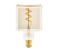 Eglo Ampoule LED E27 dimmable, ampoule filament vintage ambrée, lampe à