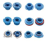 LED Ampoule Support Clips,LED Phare Porte Ampoule 4 PCS Universal Durable Long LifePan Headlight Ampoule Adaptateur Adaptateur Socket H1 / H3 / H4 / H7 / H11 / HB3(H4)