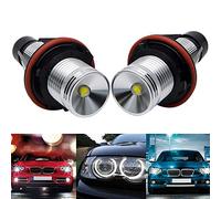 LED Angel Eye, Baceyong 6W 6000K 2 LED Angel Eye feu de signalisation de voiture HID Xenon lumière blanche pour E39 E87 E60 E63 E64 E65 E66 E53 OEM