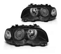 LED Ange Yeux Phares Convient pour BMW 3er E46 Coupé/Cabriolet 99-03 Noir
