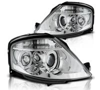 LED Angel Eyes Phares Avant Chrom Pour Citroen C3 02-09 2 Pièces