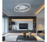 LED Anneau Design Plafonds Lampe Blanc Mat Dimmable Clients Sommeil Chambre