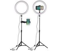 Led anneau lumières 26cm lampe annulaire studio photographie photo lampes avec 160cm trépied lumière