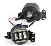 LED antibrouillard Ensemble Phares Antibrouillard Pour BMW E46 E60 E61 2003 2004 2005 2006 2007 2008 LED Yeux D'ange, Phare Avant Halogène, 12V