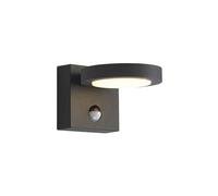 LED Applique extérieure Belna (Moderne) en Gris Aluminium (1 lampe,à), pour mur extérieur/façade de maison, terrasse und balcon