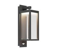 LED Applique extérieure Ferdinand (Moderne) en Gris Aluminium (1 lampe,à), pour mur extérieur/façade de maison, terrasse und balcon