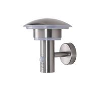 LED Applique extérieure Lillie (Moderne) en Gris Inox (1 lampe,à), pour mur extérieur/façade de maison, terrasse und balcon