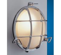 LED Applique Murale Extérieure Chrome en Laiton IP54 Maritim Sirena Navire Lampe