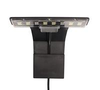 LED Aquarium Light Black Shell Slim EU Plug 220V Fish Tank Clip-on Light pour Aquarium (Changement Tricolore)