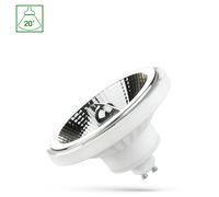 LED AR111 GU10 230V 10W SMD 20DEG NW Dimmable Blanc