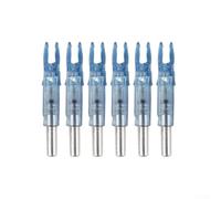 LED Arrow Nocks 6.2mm for Carbon Shafts Night Hunting(blue) | Bright LED light, tracks arrows at night, fits 6.2mm shafts, carbon and aluminum compatible, low-light visibility