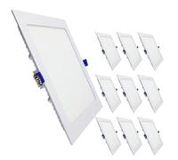 LED ATOMANT 10x Downlight LED Encastrable Découpe 205mm 20W CCT 3000-6500K