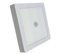 LED ATOMANT 2x Plafonnier LED Carré Saillie 220mm 20W Blanc Froid Capteur