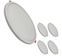 LED ATOMANT 5x Panneau LED Encastrable Découpe 50-180mm 20W Blanc Neutre