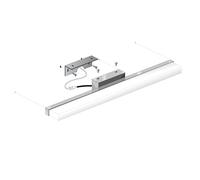 LED ATOMANT Lampe Miroir LED Chromée pour Salle de Bain 40cm 10W, Couleur Blanc Froid (6500K), 1000 Lumens