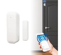 LED ATOMANT Capteur Ouverture Porte WiFi et fenêtre Intelligente avec Alerte Mobile, détecteur Ouverture Porte Compatible Alexa, Google Home, Détecteurs pour Portes et fenêtres