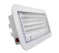 LED ATOMANT Lumière LED d'Urgence Encastrable ou Surface, Imperméable (IP65) Pour Extérieur 8W, 2 Heures d'autonomie, Couleur Blanc Froid (6500K), 450 Lumens