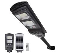 LED ATOMANT Lampadaire LED Solaire 100W Blanc Froid IP65 Capteur Poteau