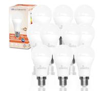 LED ATOMANT Lot de 10 Ampoules LED E27 Forme Bougie A60 12W, Couleur Blanc Froid, 1300 Lumens