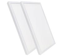 LED ATOMANT Lot de 2 Panneau LED Surface 60x30cm 36W, CCT (Sélecteur de Couleur Blanc Chaud, Neutre et Froid), 4000 Lumens, Driver inclus