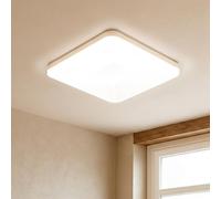 LED ATOMANT Lot de 2 Plafonnier LED, Panneau LED Surface 48x48cm 48W, CCT (Sélecteur de Couleur Blanc Chaud, Neutre et Froid), Éclairage de Plafond 4800 Lumens, Luminaire Plafonnier, Driver Inclus