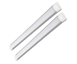 LED ATOMANT Lot de 2 Réglette LED intégrée, 150cm 48W, CCT (Sélecteur de Couleur Blanc Chaud, Neutre et Froid), 4800 Lumens