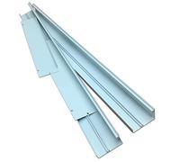 LED ATOMANT Lot de 2 Support de Surface pour Panneau Slim 60x30 cm, Cadre Blanc, Fabriqué en Aluminium, Kit pour Plafonds, Convertit Facilement Un Panneau LED encastrable en saillie