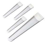 LED ATOMANT Lot de 4 Réglette LED intégrée, 120cm 40W, CCT (Sélecteur de Couleur Blanc Chaud, Neutre et Froid), 4000 Lumens