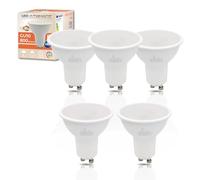 LED ATOMANT Lot de 5 Ampoules LED GU10 8W, Couleur Blanc Chaud (3000K), 800 Lumens, Équivalent à 80W Traditionnel
