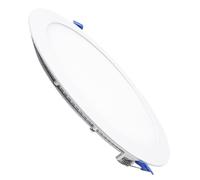 LED ATOMANT Panneau LED Encastrable Downlight Rond Plat 225mm 20W, CCT (Sélecteur de Couleur Blanc Chaud, Neutre et Froid), Coupe 205mm, 1800 Lumens, Driver inclus