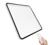 LED ATOMANT Plafonnier LED Noir Cadre Éclairage Indirect 50x50cm 36W CCT